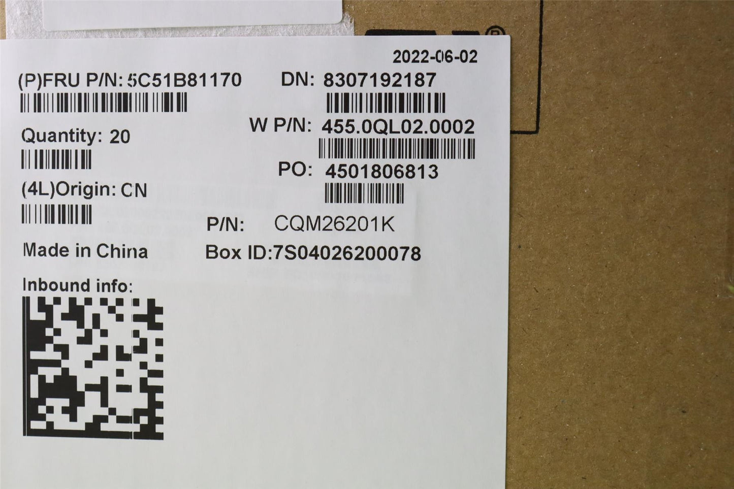 Lenovo SUBCARD,AUDIO 5C51B81170