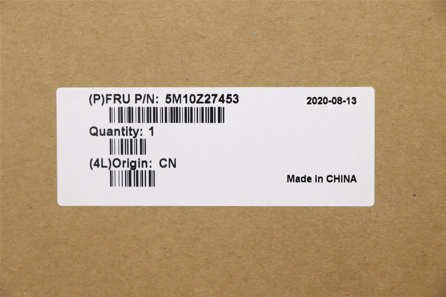 Lenovo MECH_ASM GRP_KB_USENGw/EuroSymbol_DB_CHY 5M10Z27453