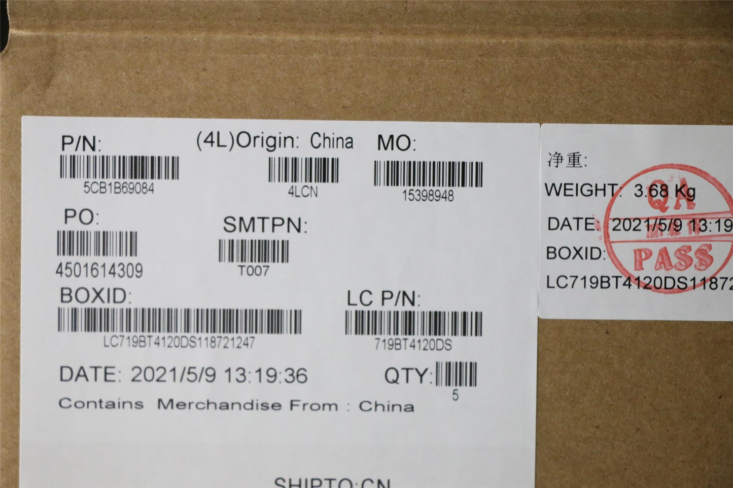 Lenovo IdeaPad 3-15ITL6 3-15ALC6 Palmrest Cover Touchpad Keyboard 5CB1B69084