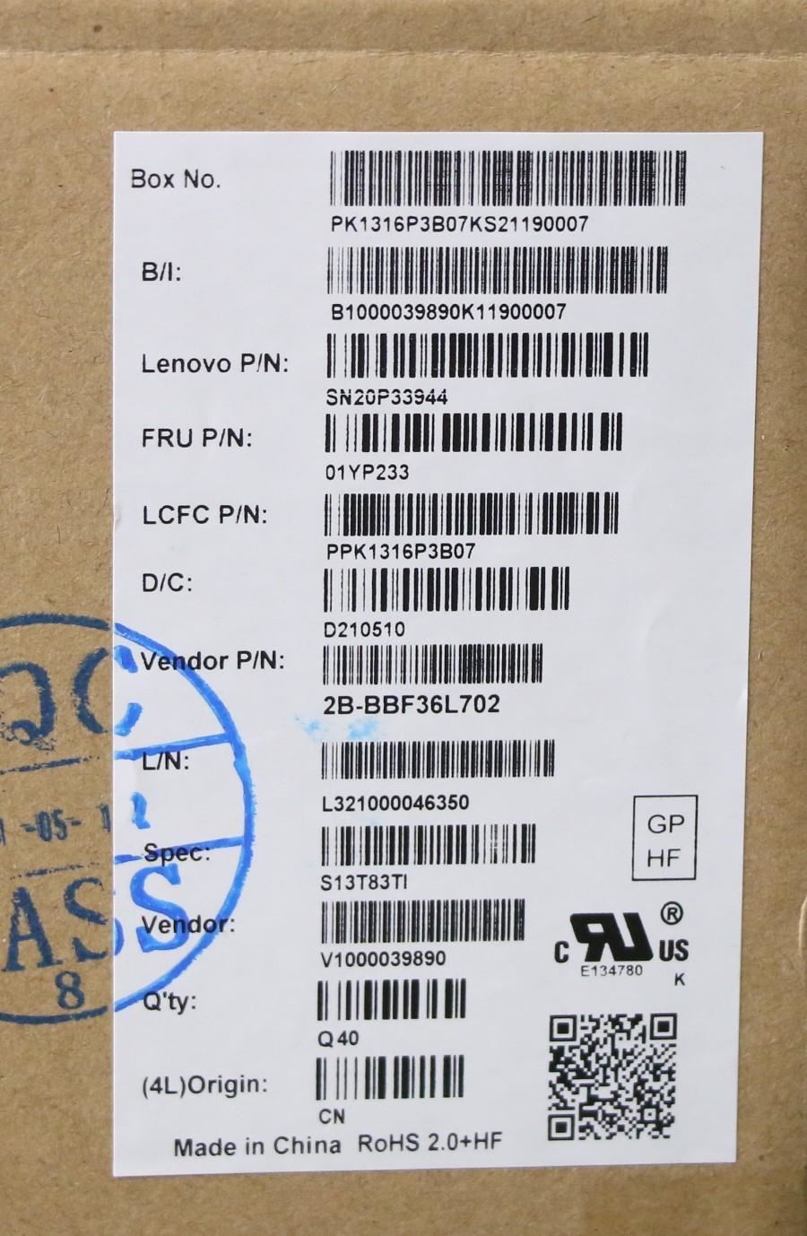 Lenovo ThinkPad X280 A285 X390 X395 L13 Keyboard Thai Black Backlit 01YP233