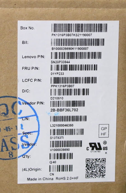 Lenovo ThinkPad X280 A285 X390 X395 L13 Keyboard Thai Black Backlit 01YP233