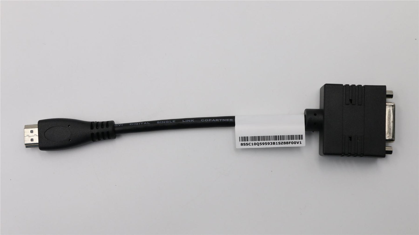 Lenovo FRU, HDMI to DVI-D Dongle Single Link 01AJ924