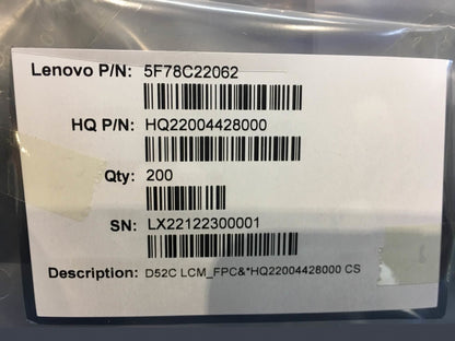 Lenovo D52C LCM_FPC&*HQ22004428000 CS FPC Board 5F78C22062