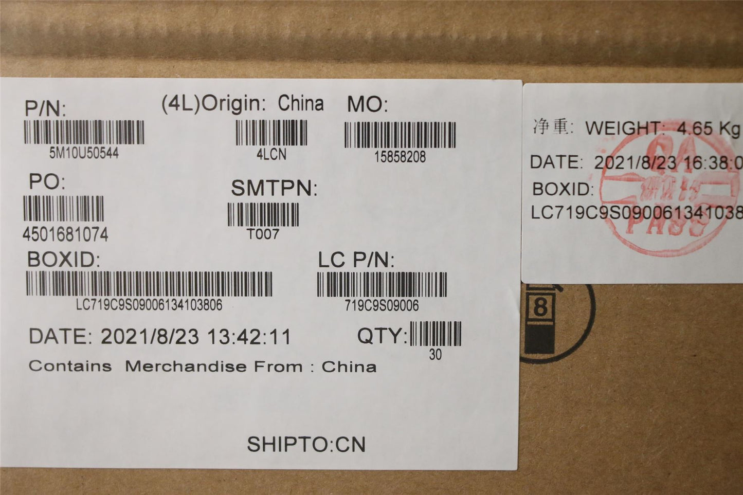 Lenovo MECH_ASM GTU02_MID_FRAME_SUB_ASSY 5M10U50544