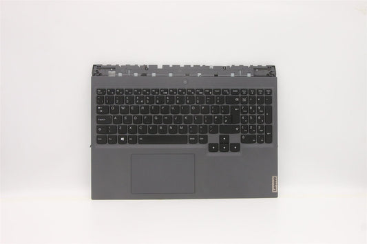 Lenovo 5 16ITH6H Palmrest Cover Touchpad Keyboard UK Storm Grey 5CB1D05415
