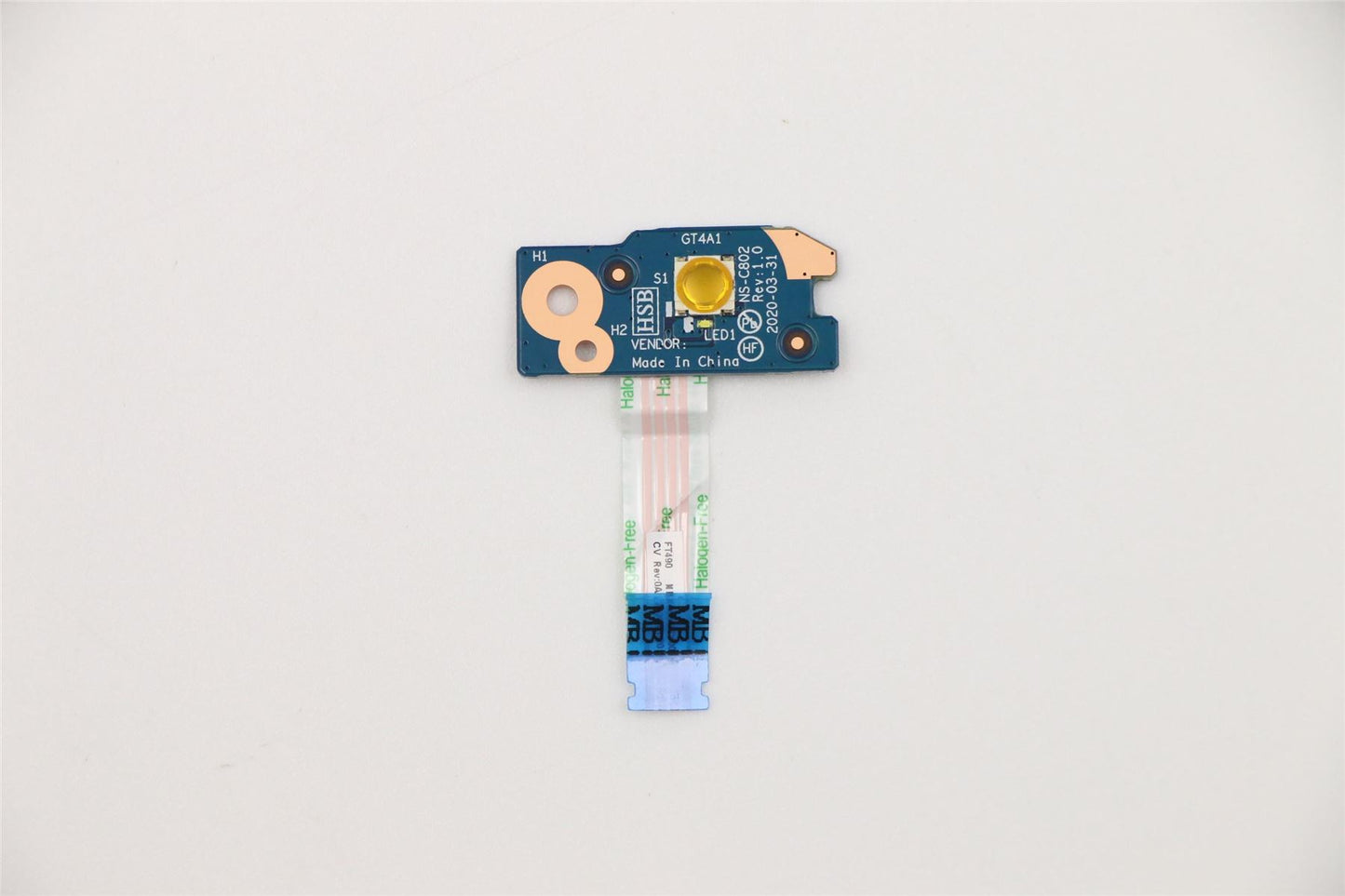 Lenovo ThinkPad P14s 1 P14s 2 T14 1 T14 2 Power Button Board Cable 5C50S73047