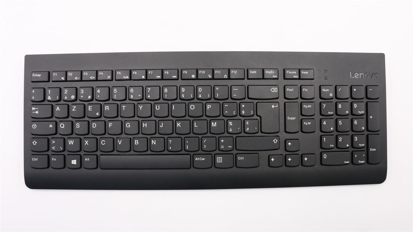 Lenovo ThinkStation P320 P330 Wireless Keyboard Belgian French Black 01AH827