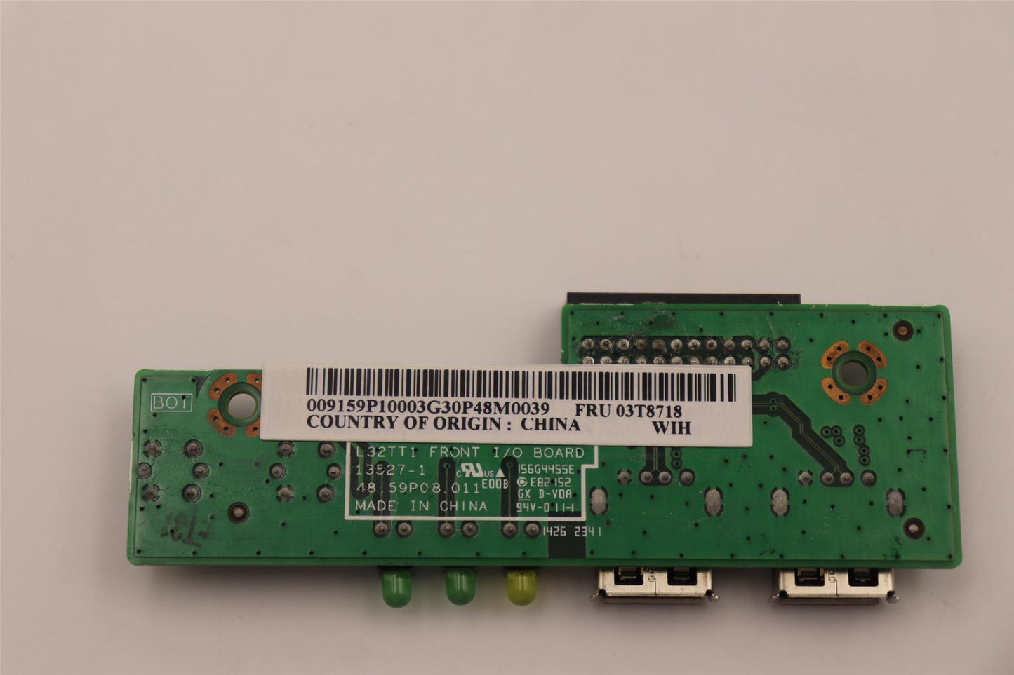 Lenovo TD350 Front Panel Board 03T8718