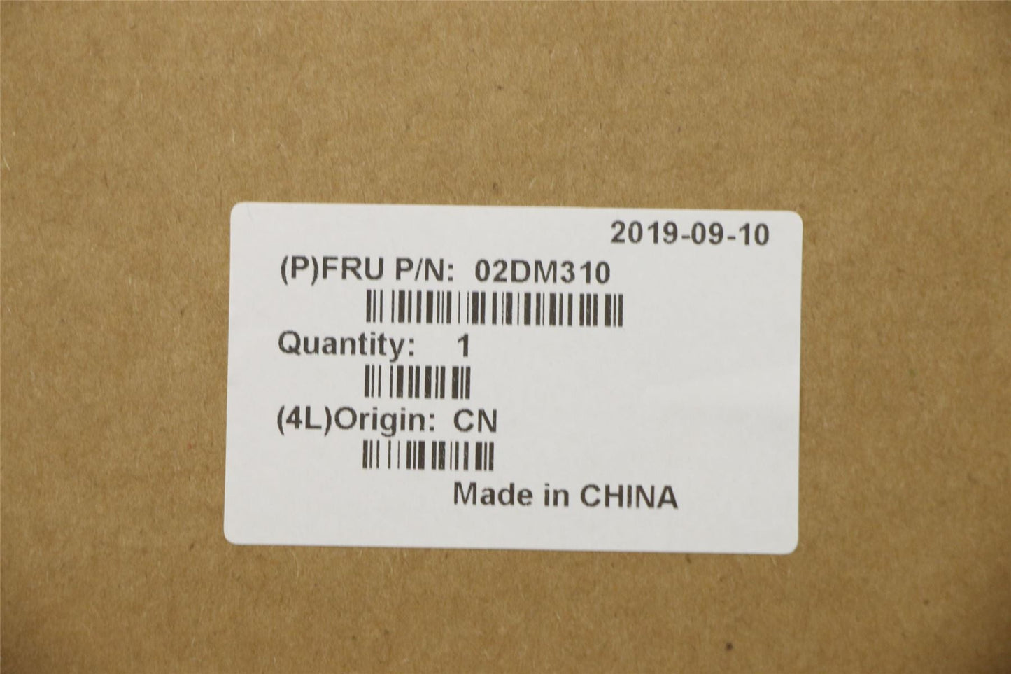 Lenovo ThinkPad L590 LCD Cover Rear Back Housing Black 02DM310