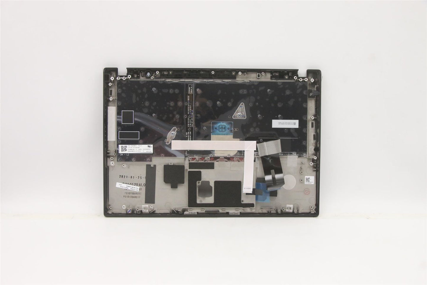 Lenovo ThinkPad T495s Keyboard Palmrest Top Cover India English Black 5M11A08649