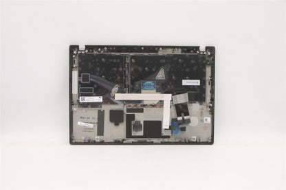 Lenovo ThinkPad T495s Keyboard Palmrest Top Cover India English Black 5M11A08649