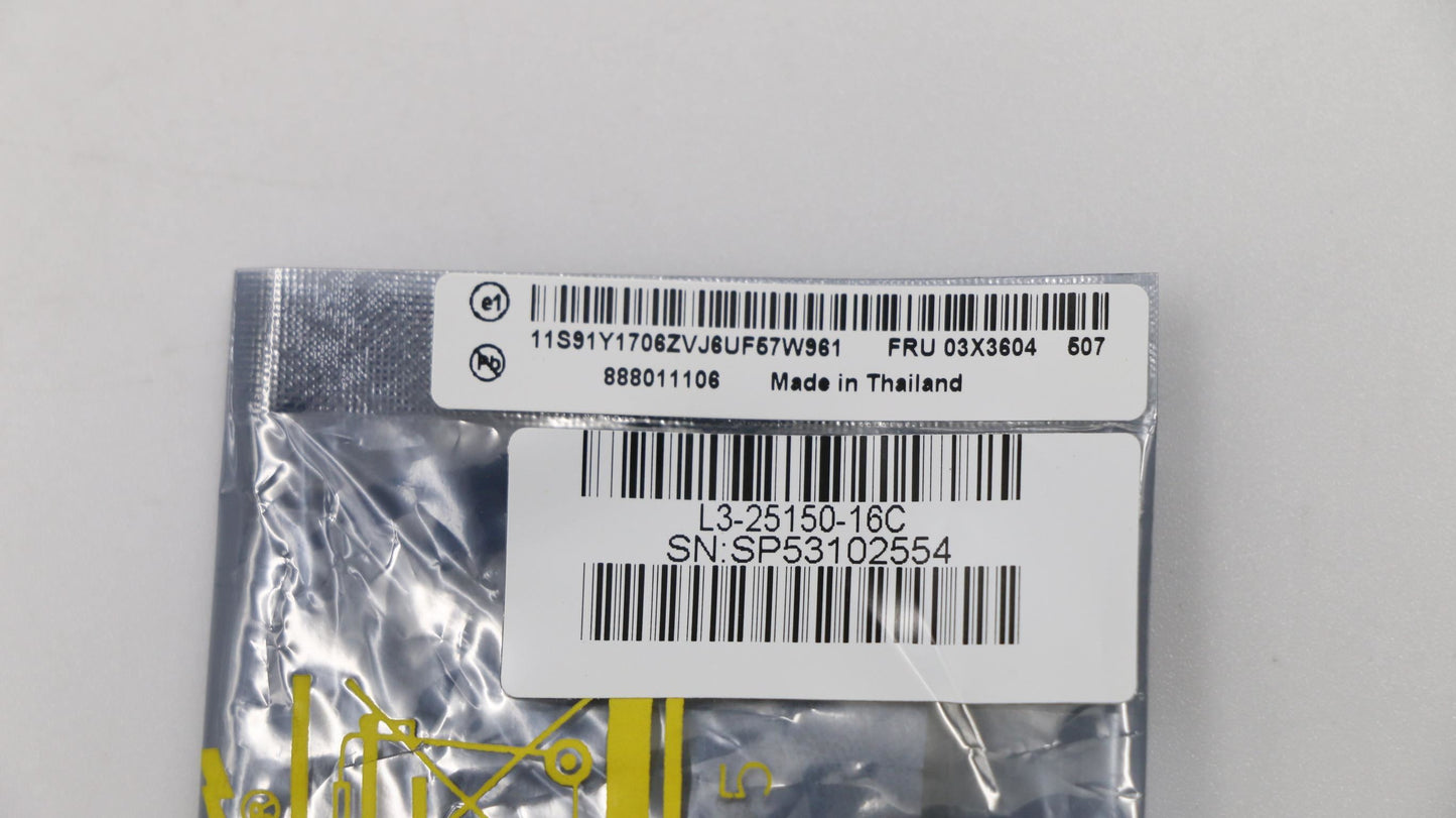 Lenovo FRU LSI 9240-8i/510i iMR R5 Key Board 03X3604