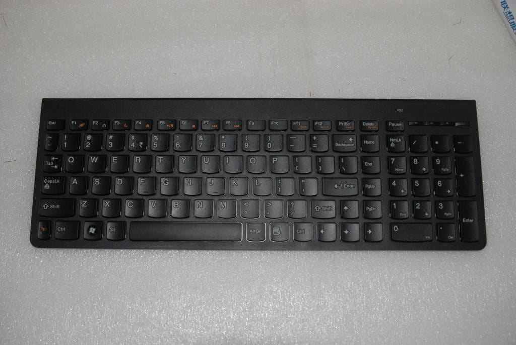 Lenovo Liteon SK-8861(US-IN) S-Silk KB-Black US English Indian Keyboard 90200662