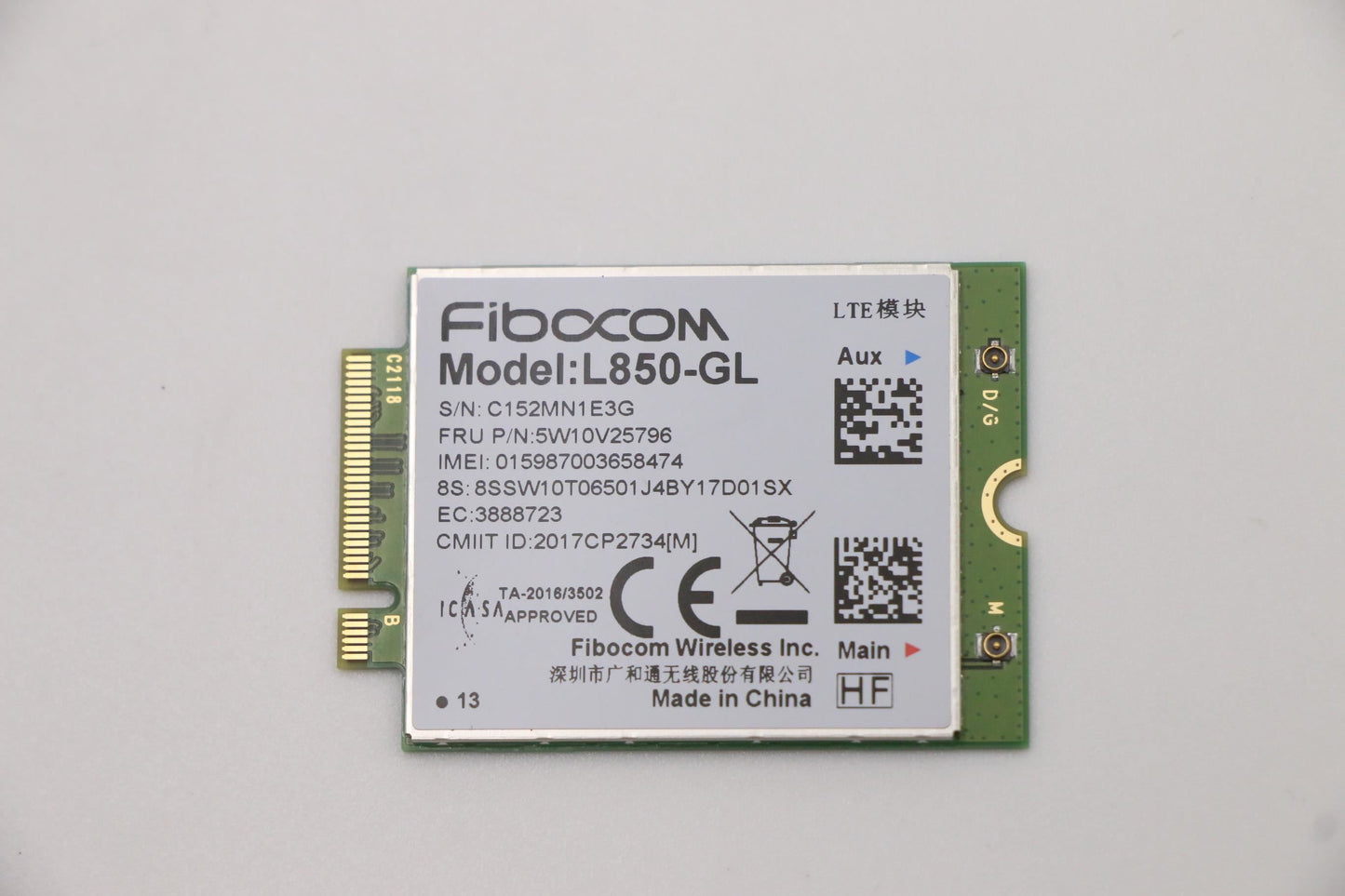 Lenovo WIRELESS Wireless,CMB,FBC,L850 Chrome Board 5W10V25796