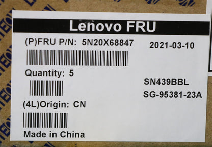 Lenovo ThinkPad T14 1 T14 2 Keyboard French Black Backlit 5N20X68847