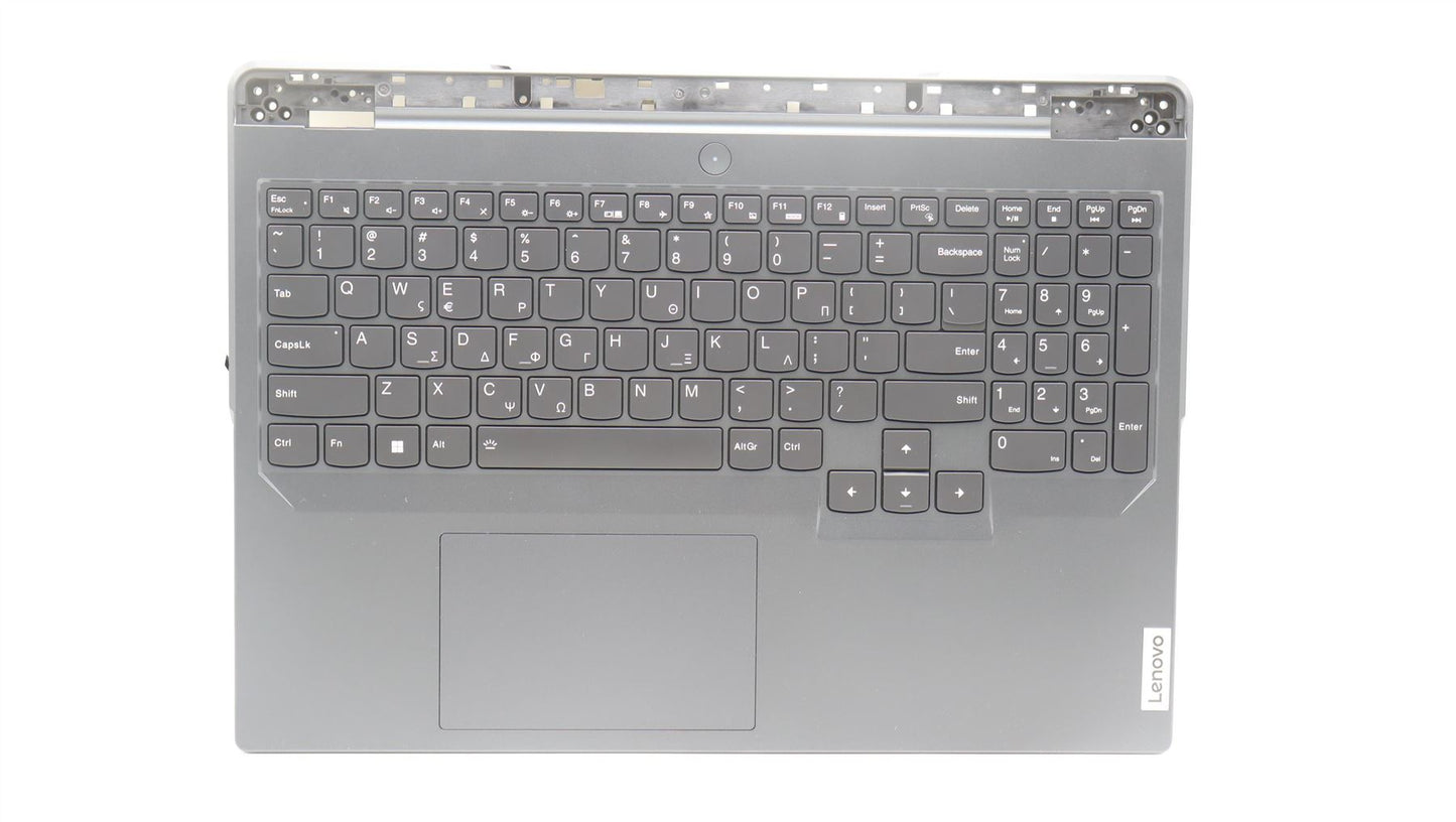 Lenovo Legion 5 16IRX8 Palmrest Cover Touchpad Keyboard Greek Backlit 5CB1L30866