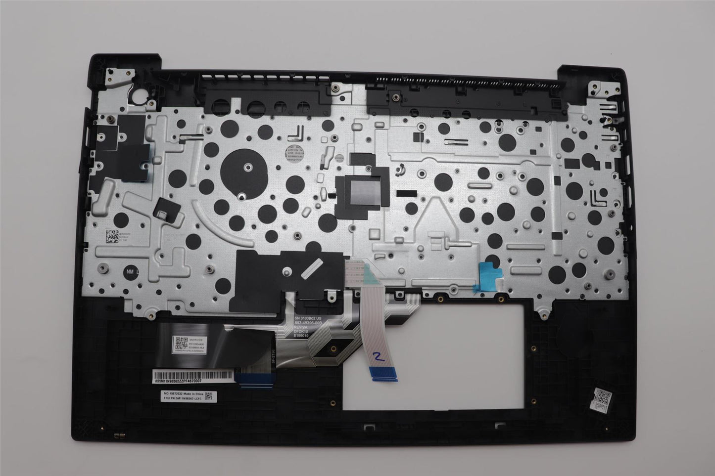 Lenovo MECH_ASM FRU KBD CCV RUS (PMX) US BK 5M11N96563