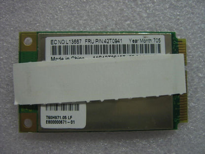 Lenovo FRU NelsonWLAN WiFi WLAN Board 42T0941