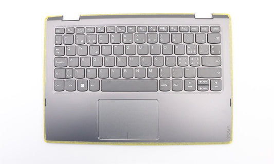 Lenovo Yoga 330-11IGM Palmrest Cover Touchpad Keyboard Swiss Black 5CB0Q81406