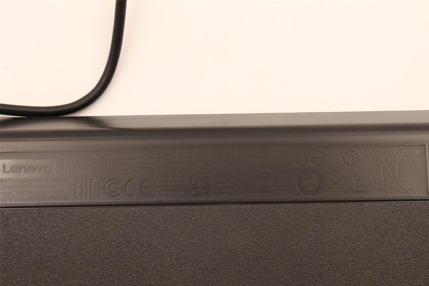 Lenovo USB Calliope KB BK UKR 5D50U84435