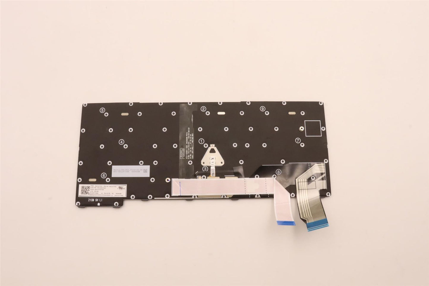 Lenovo ThinkPad L13 Gen 4 Keyboard Estonian Black Backlit 5N21H77234