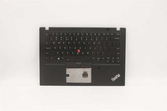 Lenovo ThinkPad T495s Keyboard Palmrest Top Cover India English Black 5M11A08649