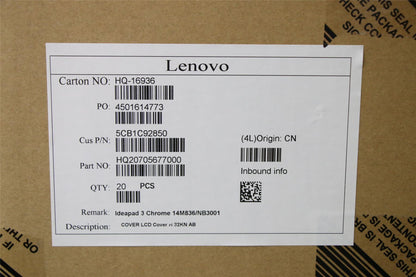 Lenovo Chromebook 14M836 LCD Cover Rear Back Housing Blue 5CB1C92850