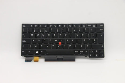 Lenovo ThinkPad L13 2 X13 Clavier Espagnol Noir Rétroéclairé 5N20V43046