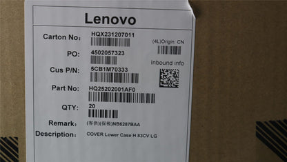 Lenovo Lower Case H 83CV LG 5CB1M70333