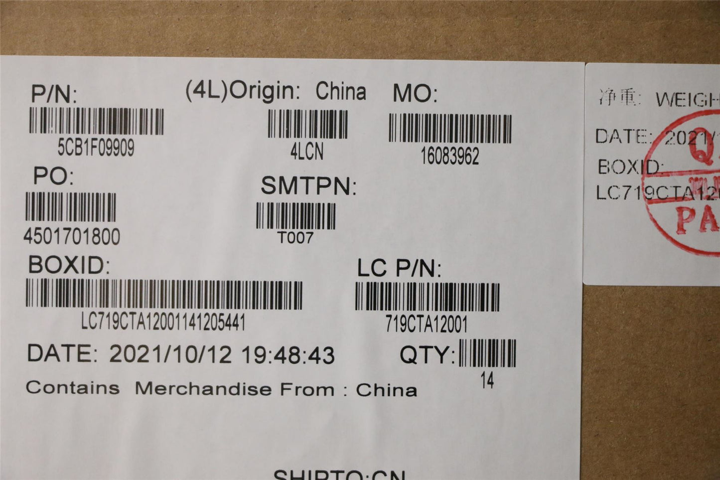 Lenovo Lower Case L 82LX CG 5CB1F09909