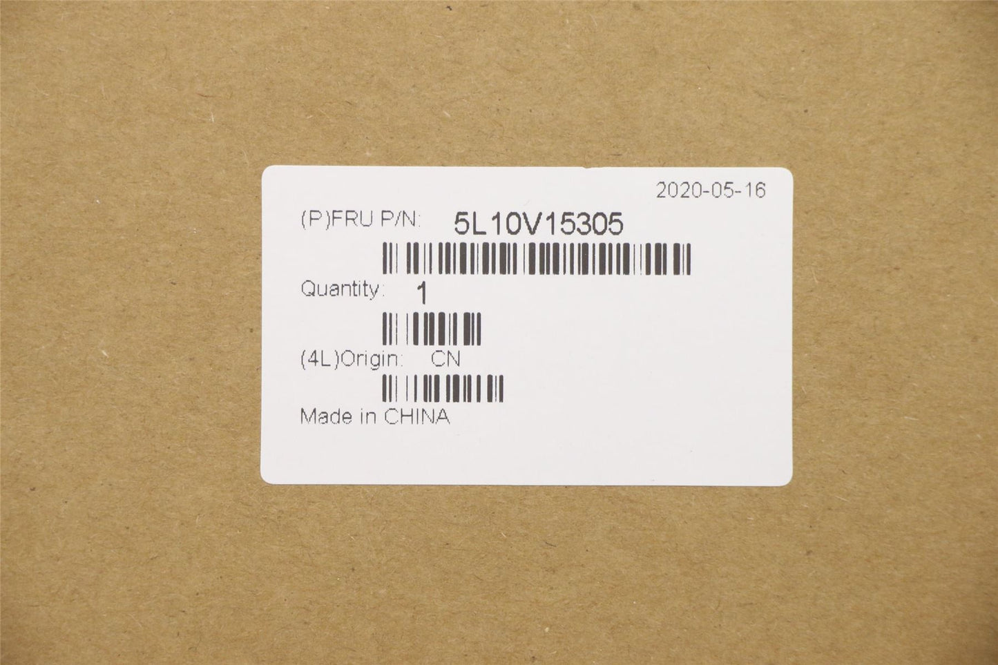 Lenovo 5L10V15305 LABEL FRU LABEL kit