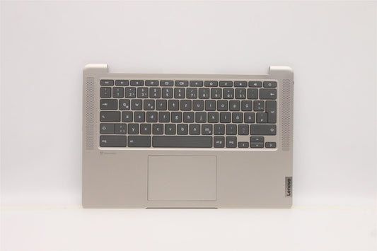 Lenovo IdeaPad 5 14ITL6 Palmrest Cover Touchpad Keyboard German Grey 5CB1D33533