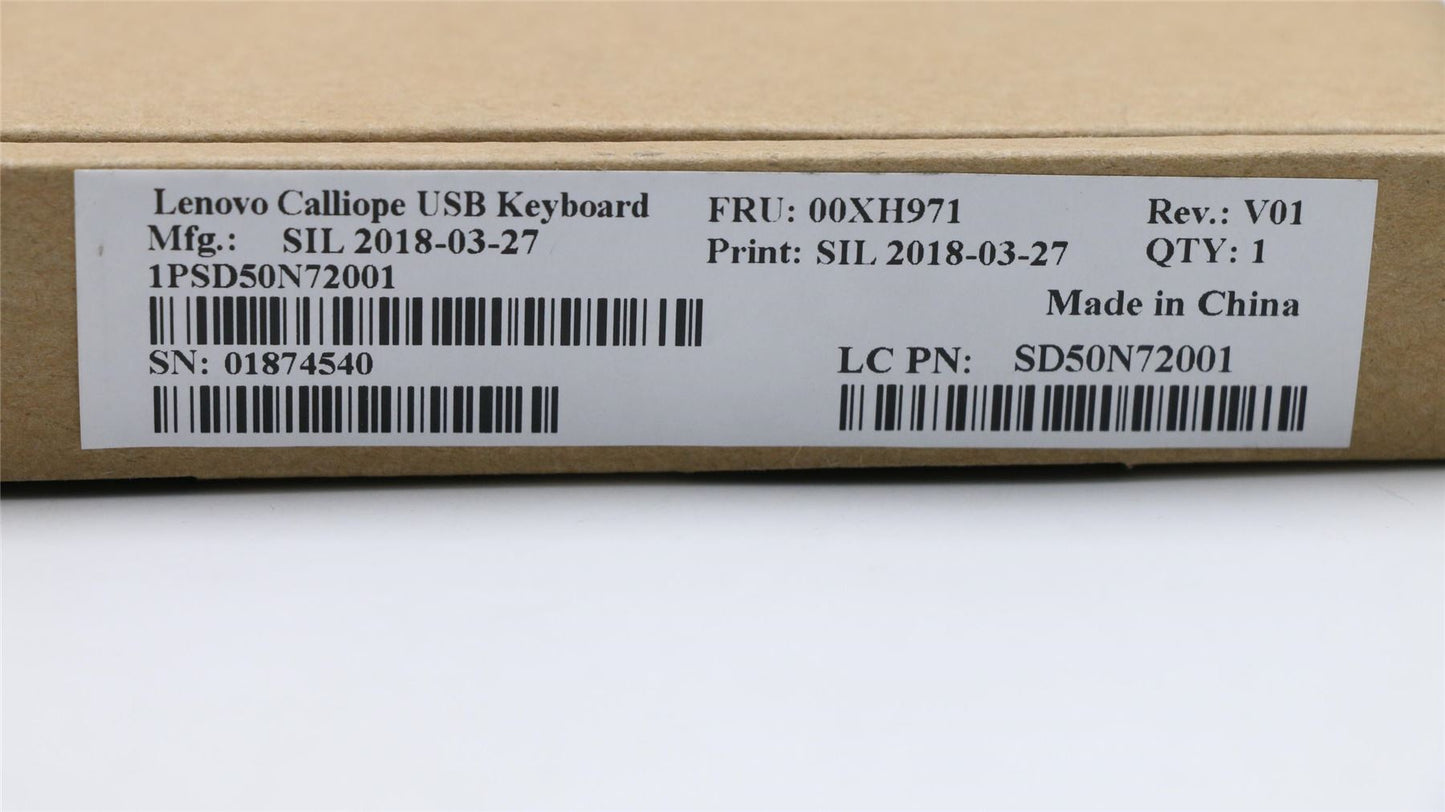 Lenovo USB Calliope KB SR POR 00XH971