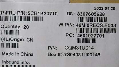 Lenovo LCD Cover W 82XX SB 5CB1K20710