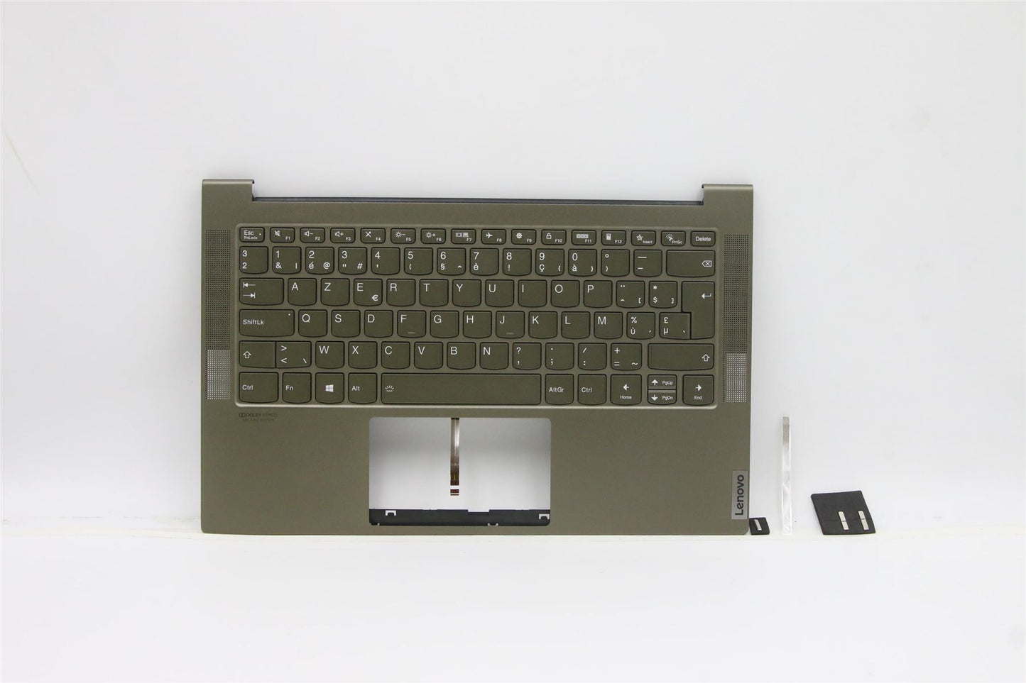 Lenovo Yoga 7-14ITL05 Keyboard Palmrest Top Cover Belgian Green 5CB1B05344