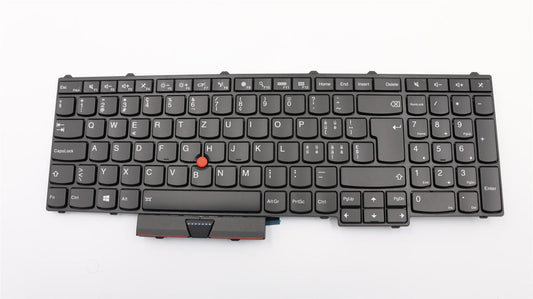 Lenovo ThinkPad P50 P70 Keyboard Swiss Black Backlit 00PA315