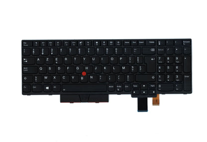 Lenovo ThinkPad T580 P52s Keyboard Belgian Black Backlit 01HX265