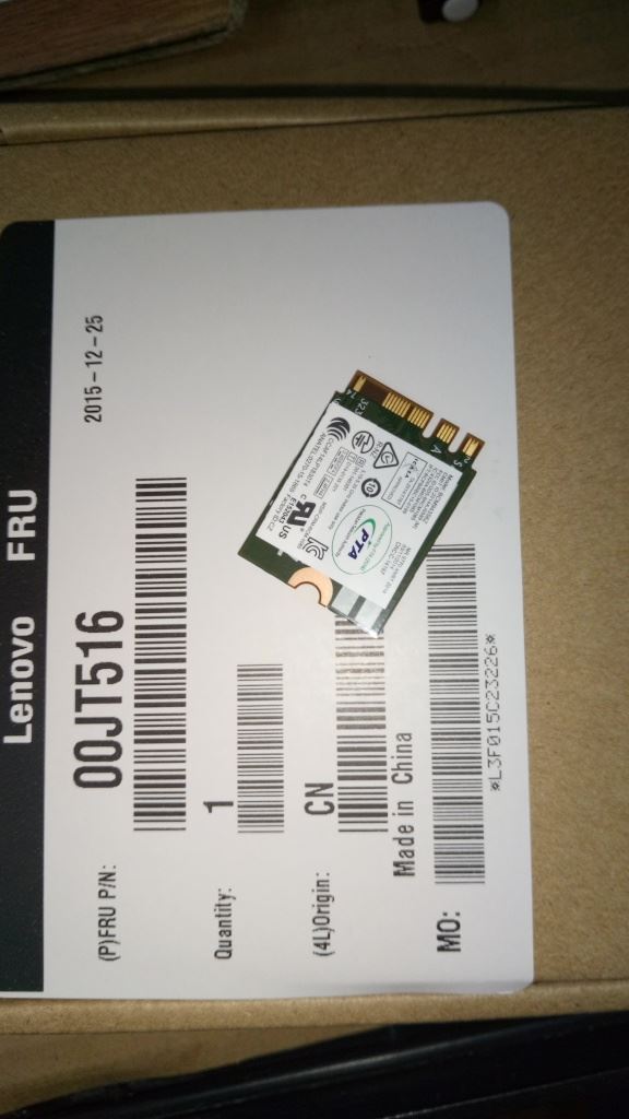 Lenovo Wireless,CMB,LTN,4356Indo LiteOn Board 00JT516