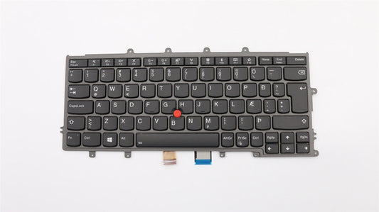 Genuine Lenovo ThinkPad A275 X270 Keyboard Icelandic Black Backlit 01EP002
