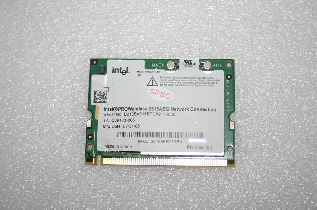 Lenovo MiniPCI802.11a/b/g SKU2网卡41W1181 PCI Intel Board 11008409