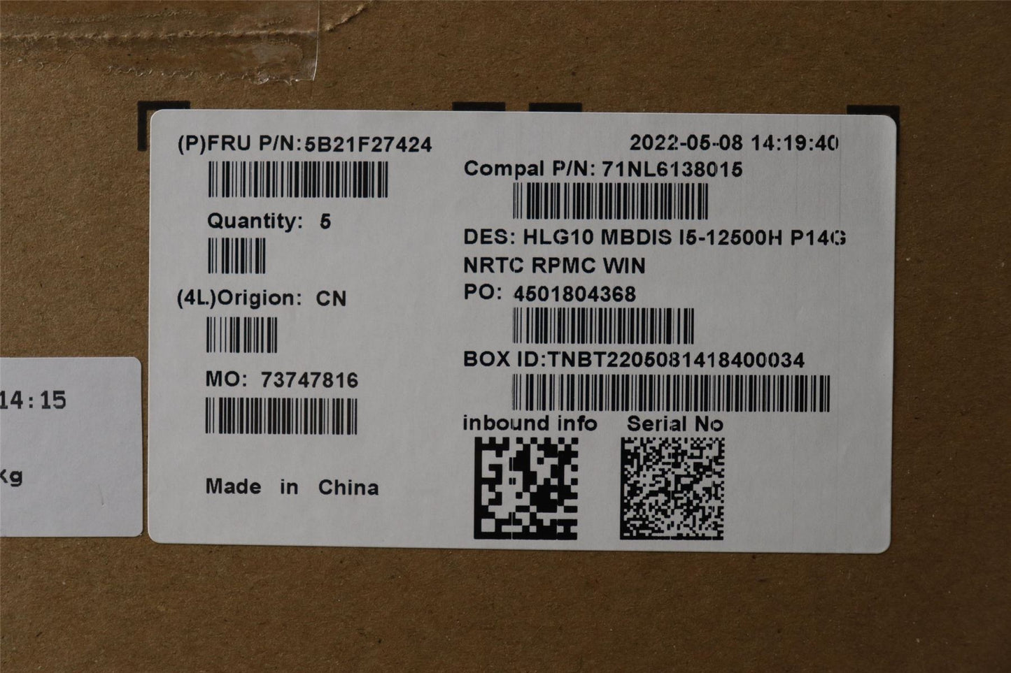 Lenovo IdeaPad 3 16IAH7 3 15IAH7 Motherboard Mainboard DIS 5B21F27424