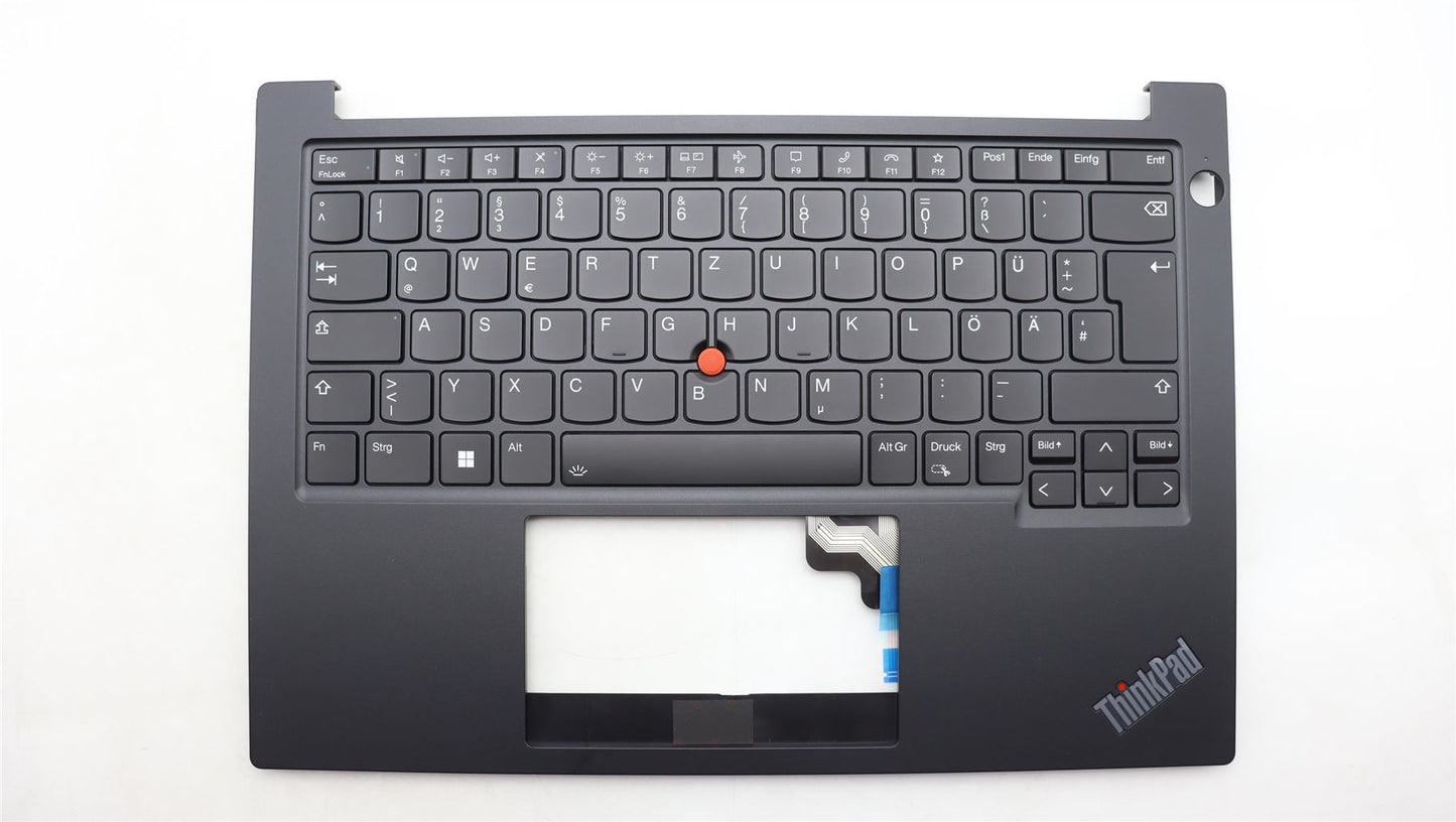 Lenovo ThinkPad E14 Gen 5 Palmrest Cover Keyboard German Black 5M11L92537