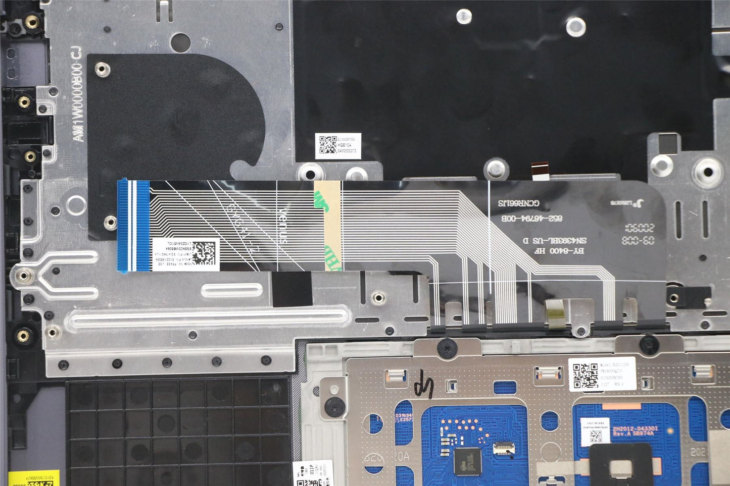 Lenovo IdeaPad 7 14ARH5 7 14ACH5 O Palmrest Cover Touchpad Keyboard 5CB1B43534