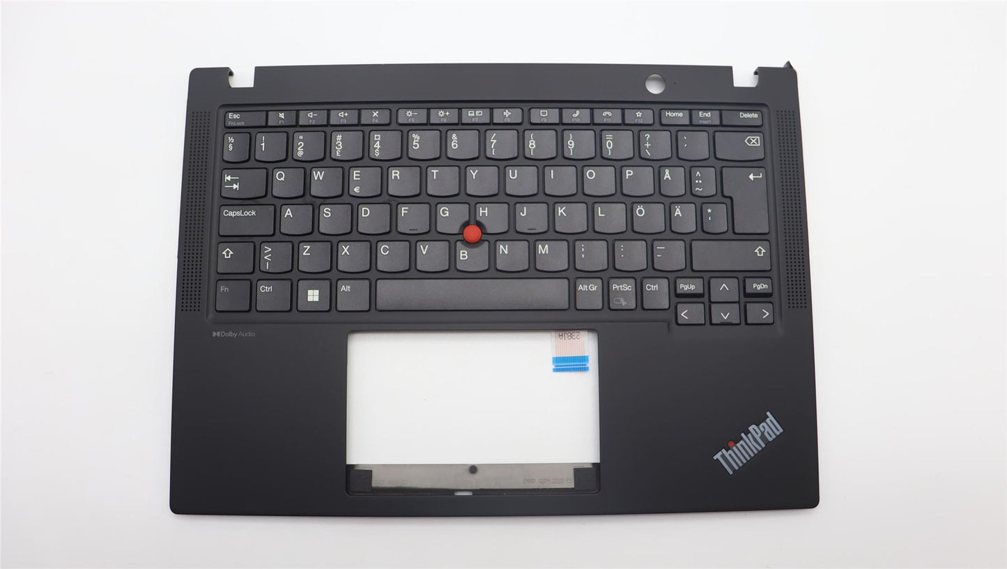 Lenovo ThinkPad X13 Gen 4 Keyboard Palmrest Top Cover Black 5M11H94331