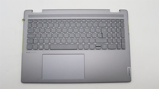 Lenovo Yoga 7 16IAH7 Palmrest Cover Touchpad Keyboard Slovenian 5CB1J03979