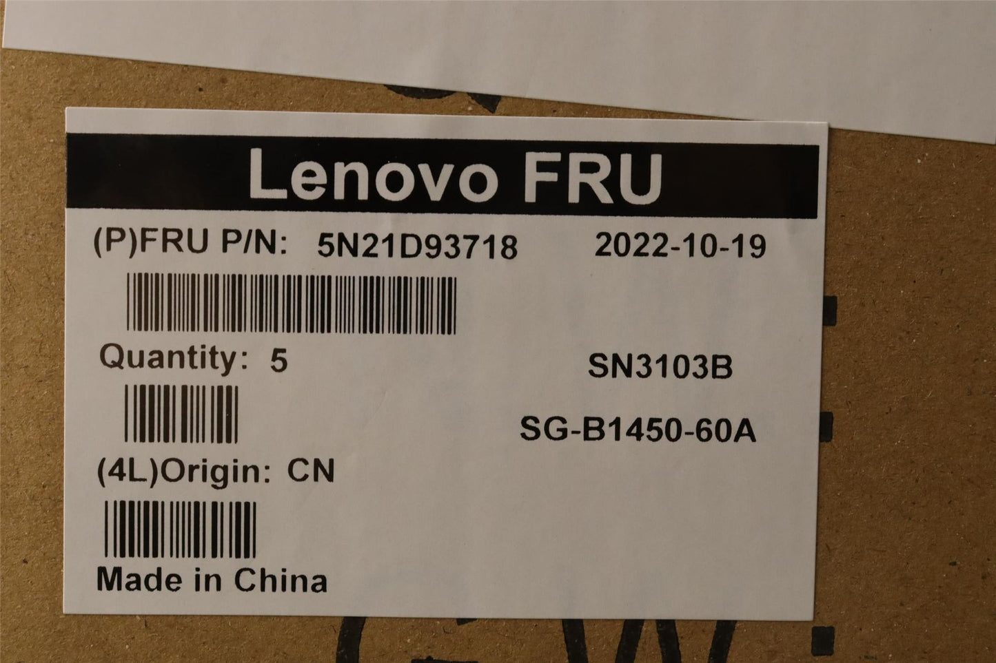 Lenovo  5N21D93792 5N21D93644 5N21D93718