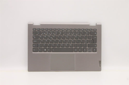 Lenovo Yoga 14s ITL Palmrest Cover Touchpad Keyboard Portuguese Grey 5CB1C92765