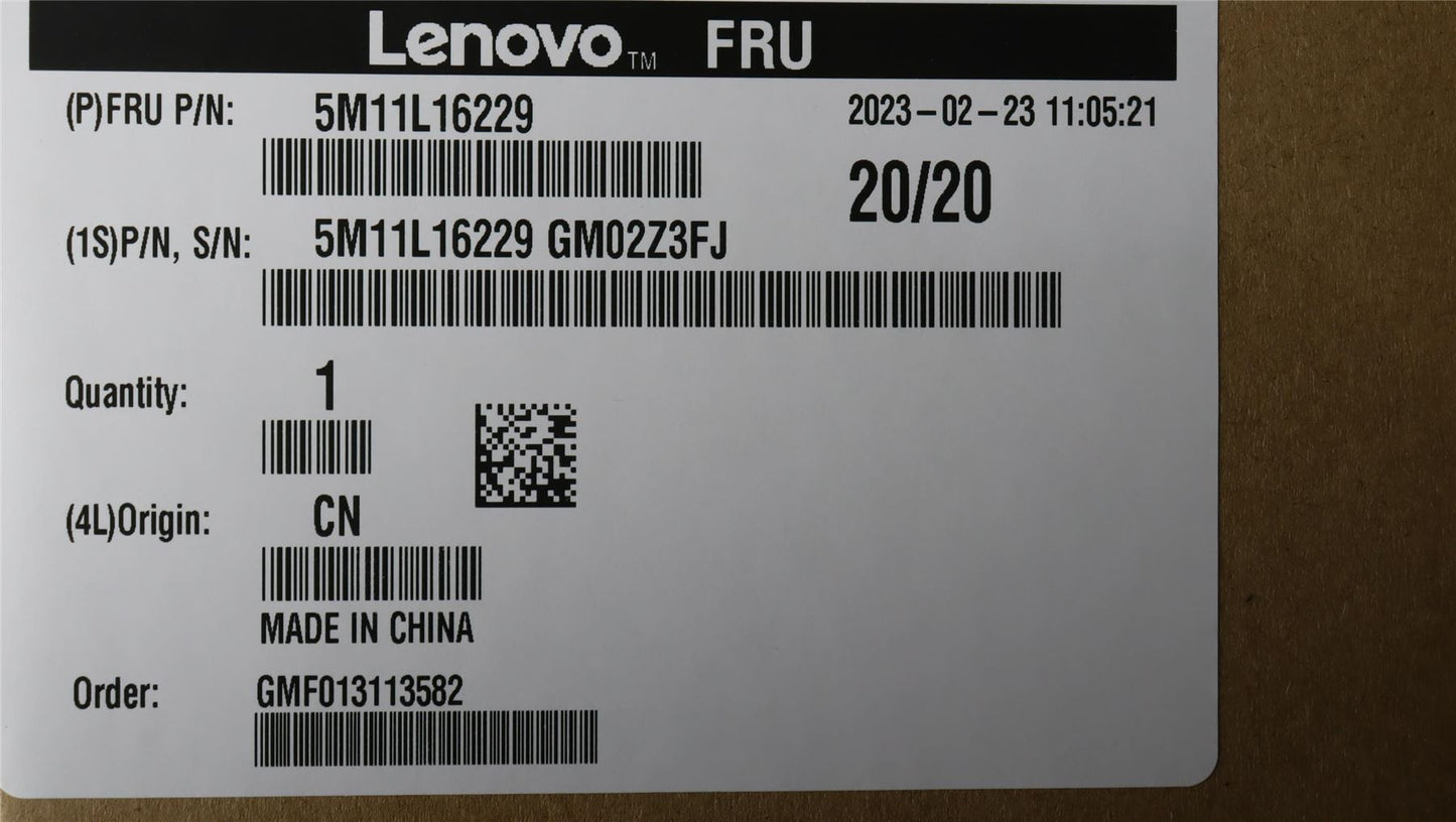 Lenovo MECH_ASM 2.8KOLEDAR 400N NT 5G FHDIR BK 5M11L16229