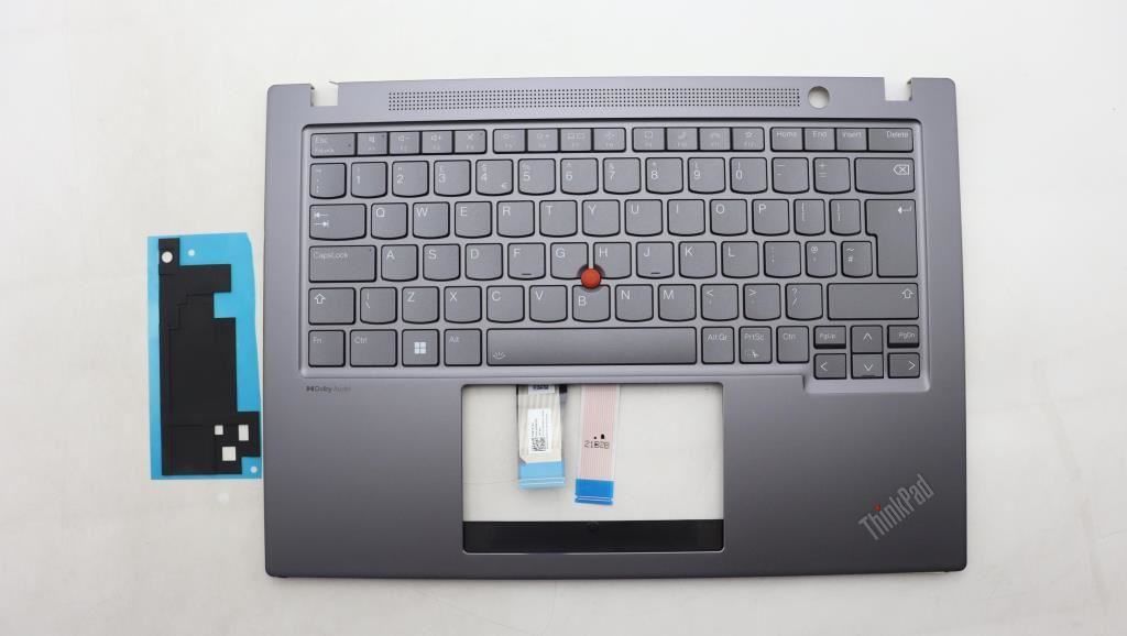 Lenovo ThinkPad T14s Gen 4 Keyboard Palmrest Top Cover UK Grey 5M11L59648