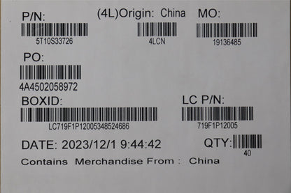 Lenovo TAPE TAPE L 83G0 BATTERY_CABLE 5T10S33726